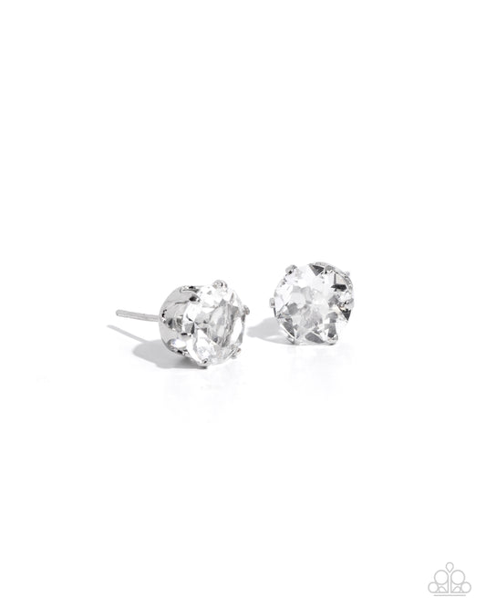 Breathtaking Birthstone - White - Paparazzi Accessories