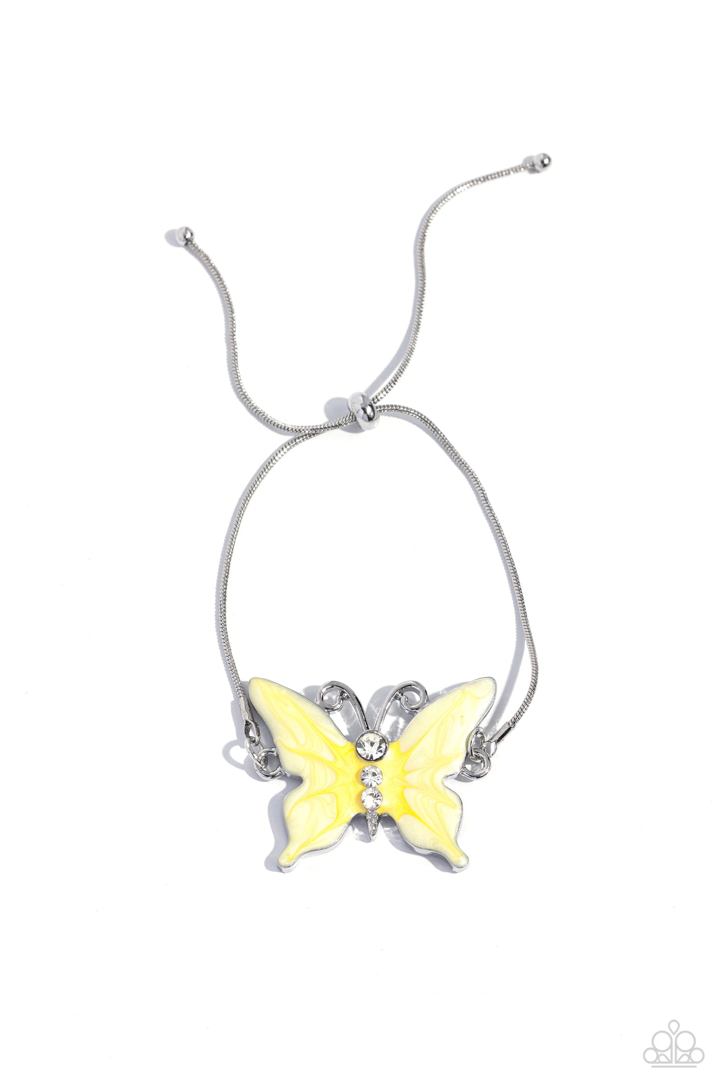 Aerial Adornment - Yellow - Paparazzi Accessories