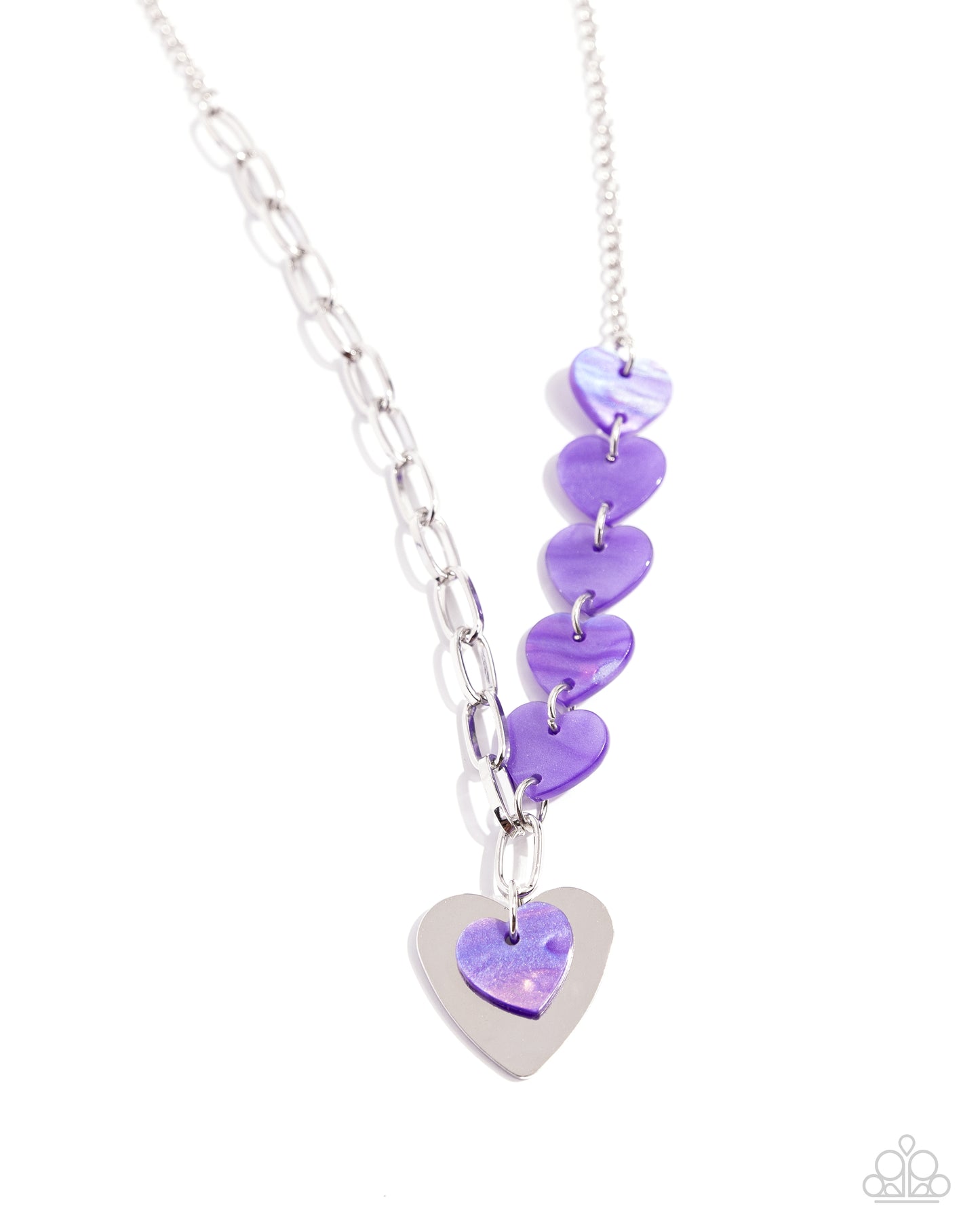 HEART Of The Movement - Purple - Paparazzi Accessories