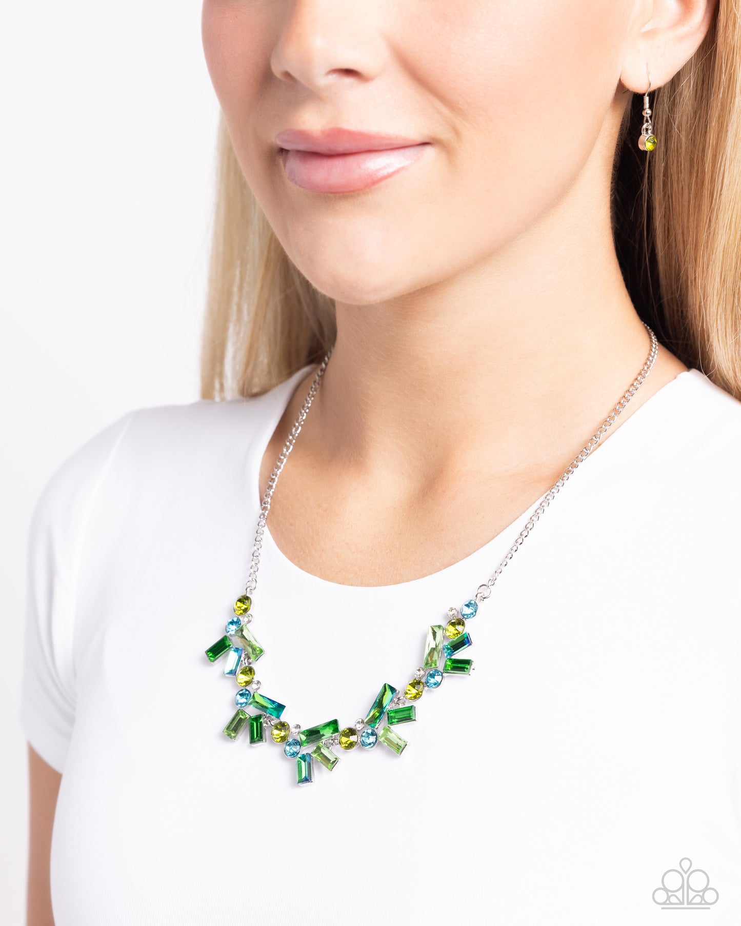 Serene Statement - Green - Paparazzi Accessories