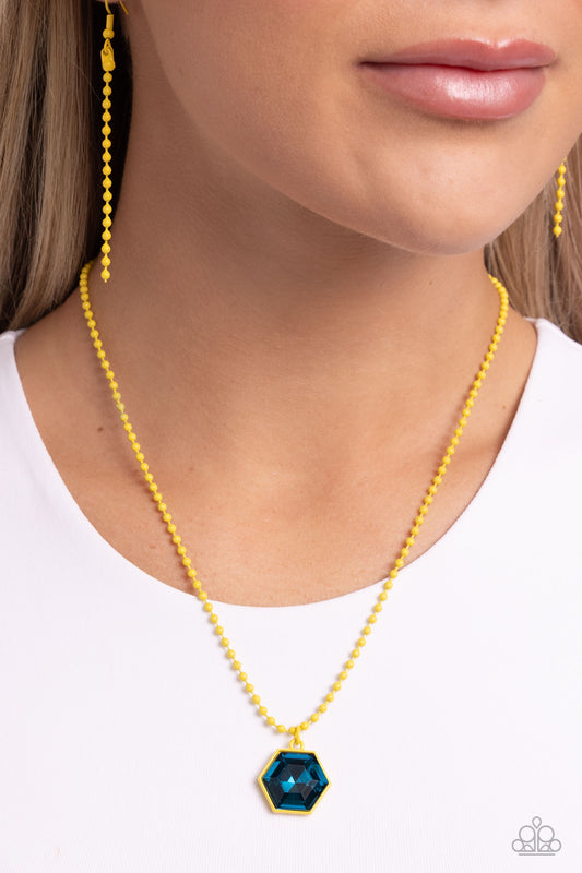 Sprinkle of Simplicity - Yellow - Paparazzi Accessories