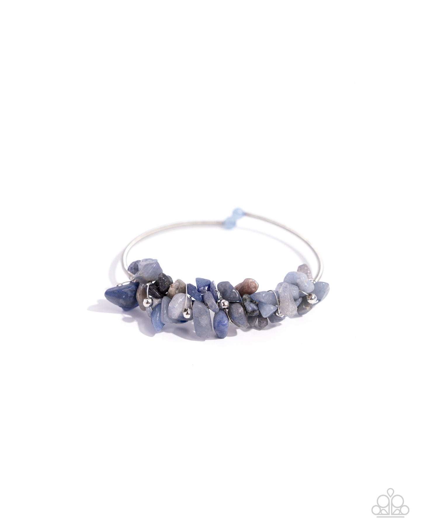 Dainty Deconstruction - Blue - Paparazzi Accessories