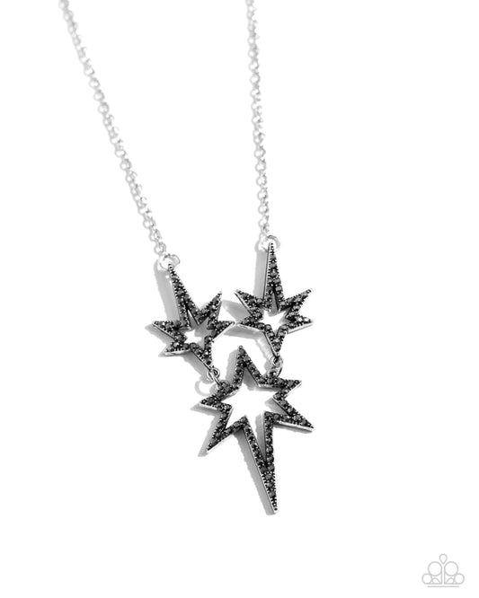 Explosive Exhibit - Silver - Paparazzi Accessories