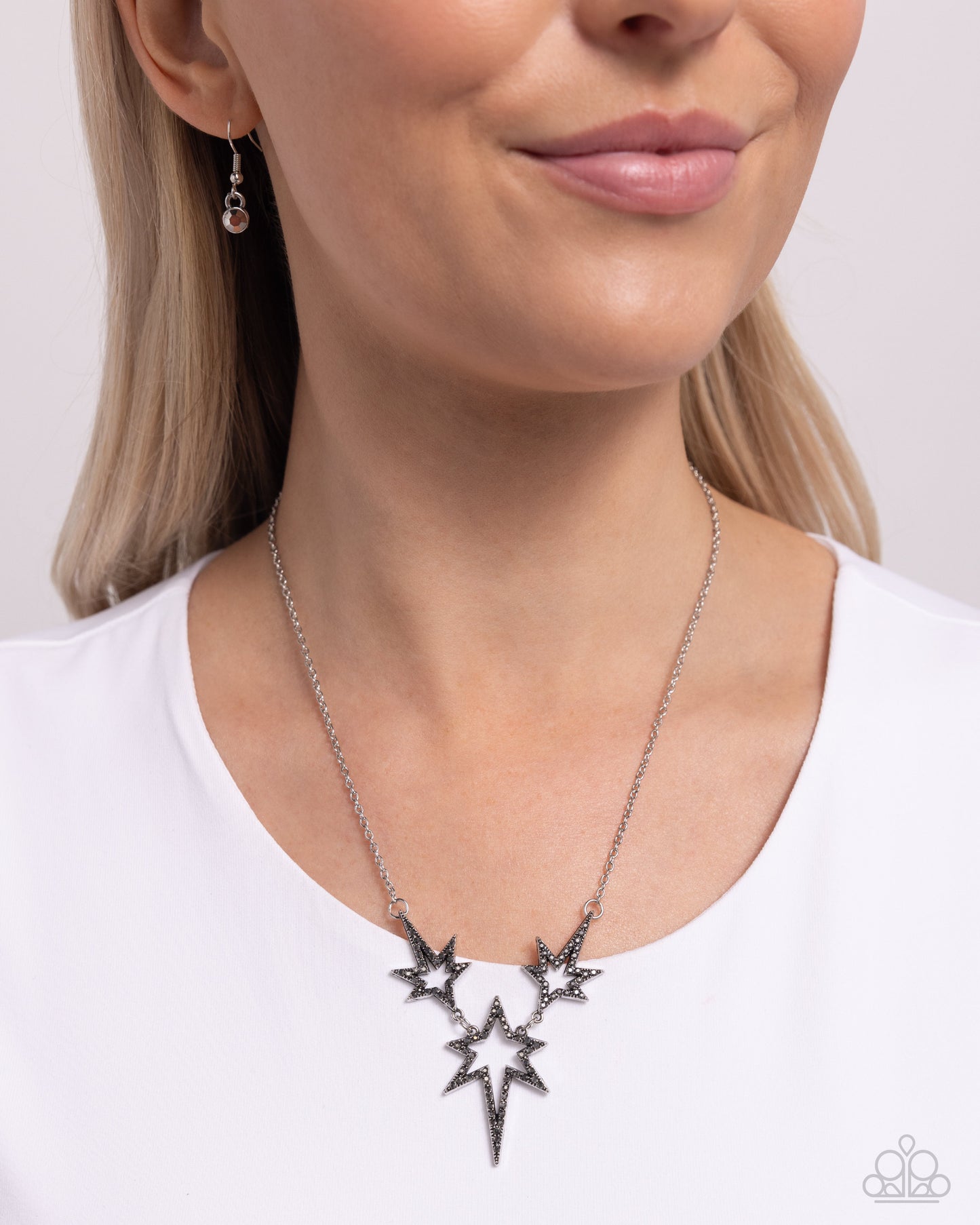 Explosive Exhibit - Silver - Paparazzi Accessories