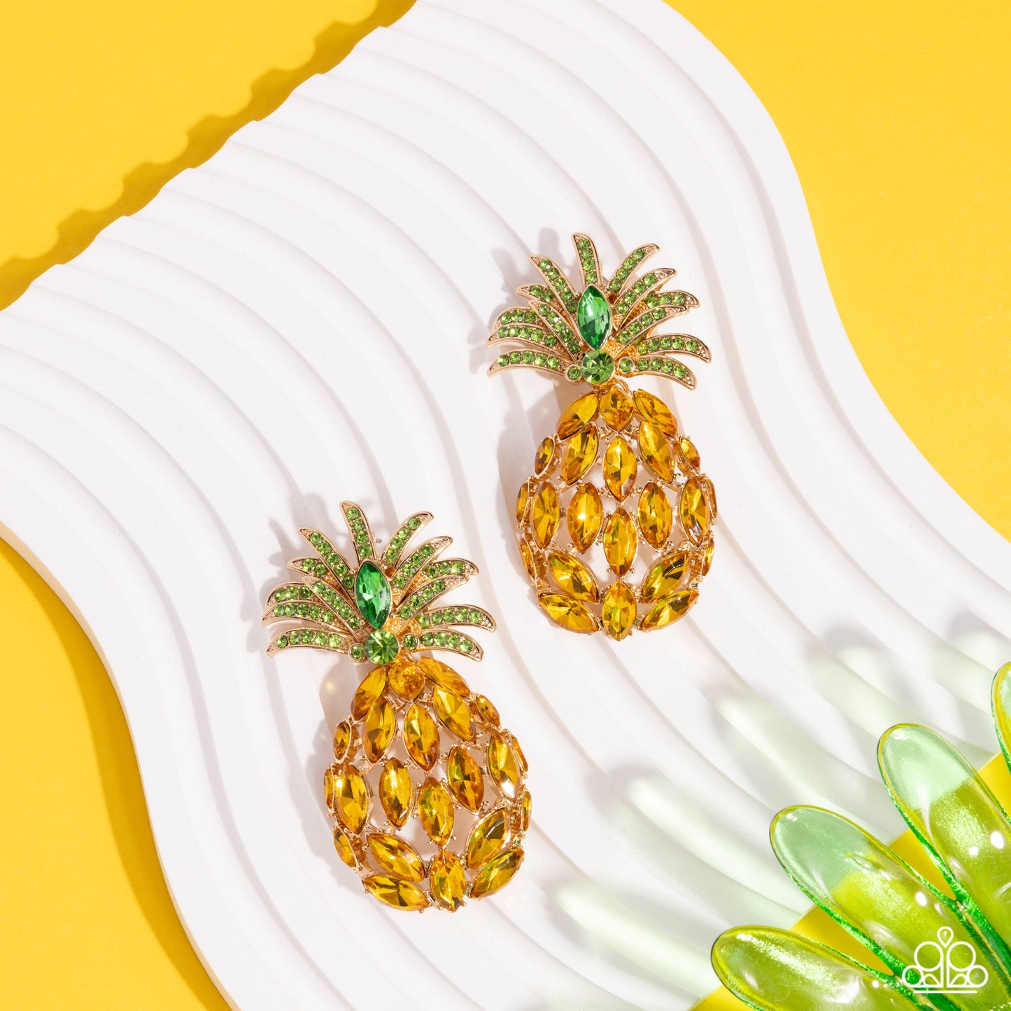 Pineapple Pizzazz - Yellow - Paparazzi Accessories