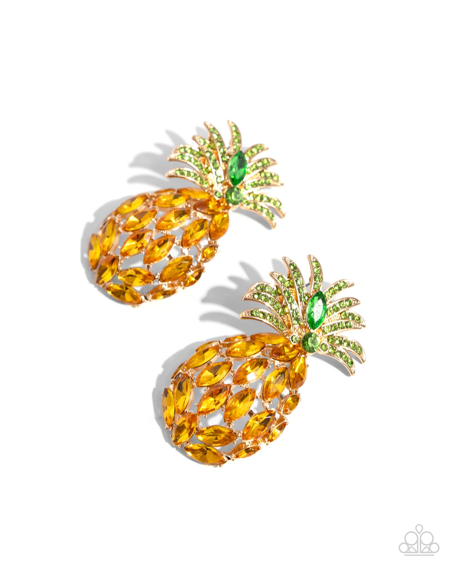 Pineapple Pizzazz - Yellow - Paparazzi Accessories