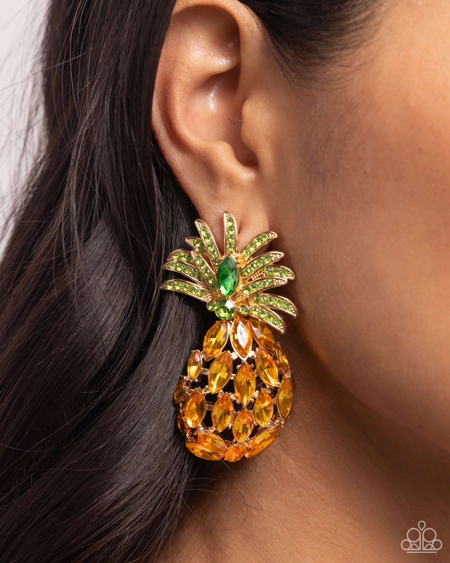 Pineapple Pizzazz - Yellow - Paparazzi Accessories