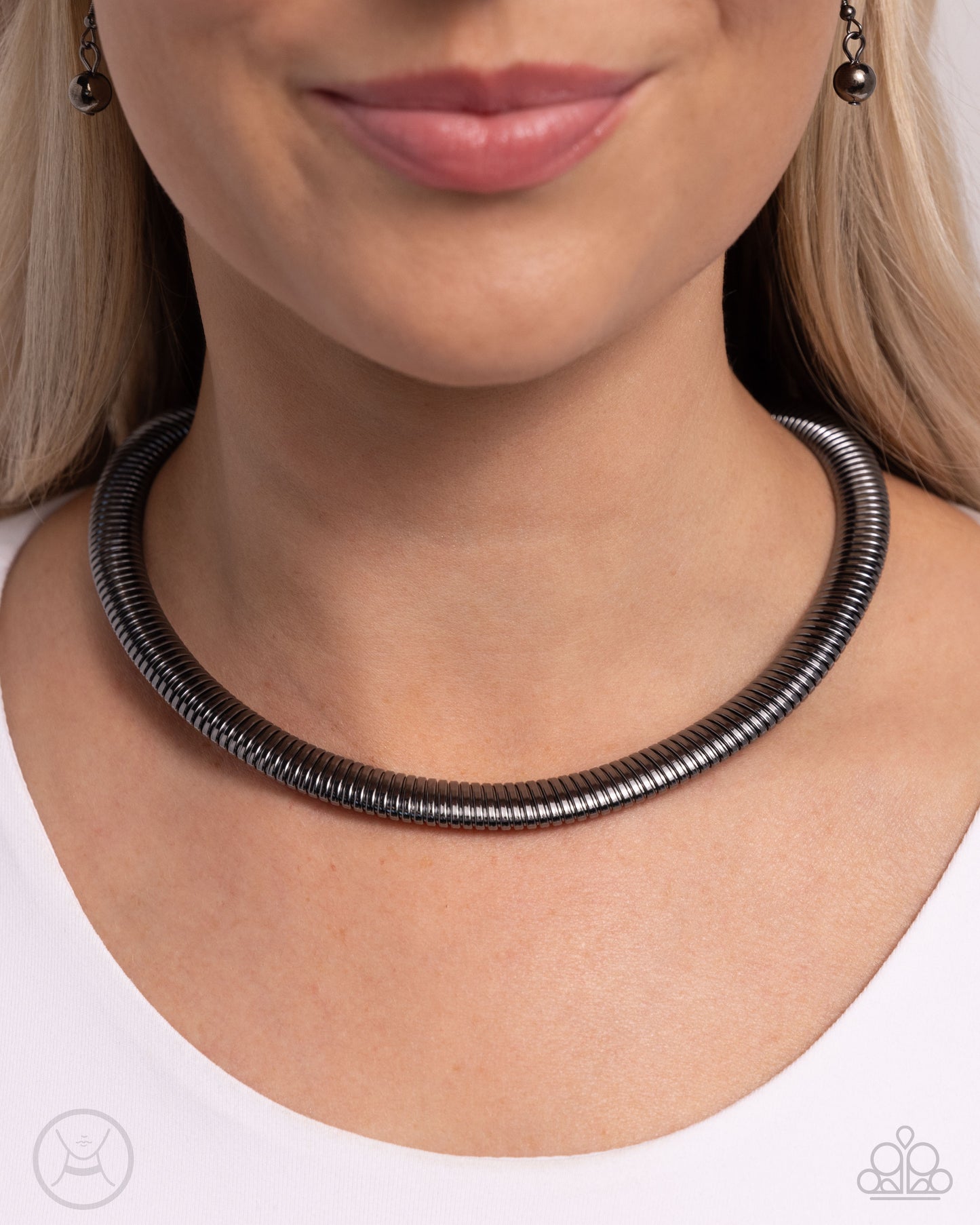 Choker Of The Century - Black - Paparazzi Accessories