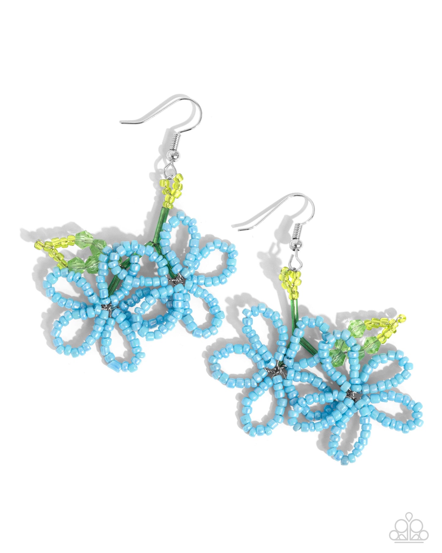 Beaded Blooms - Blue - Paparazzi Accessories