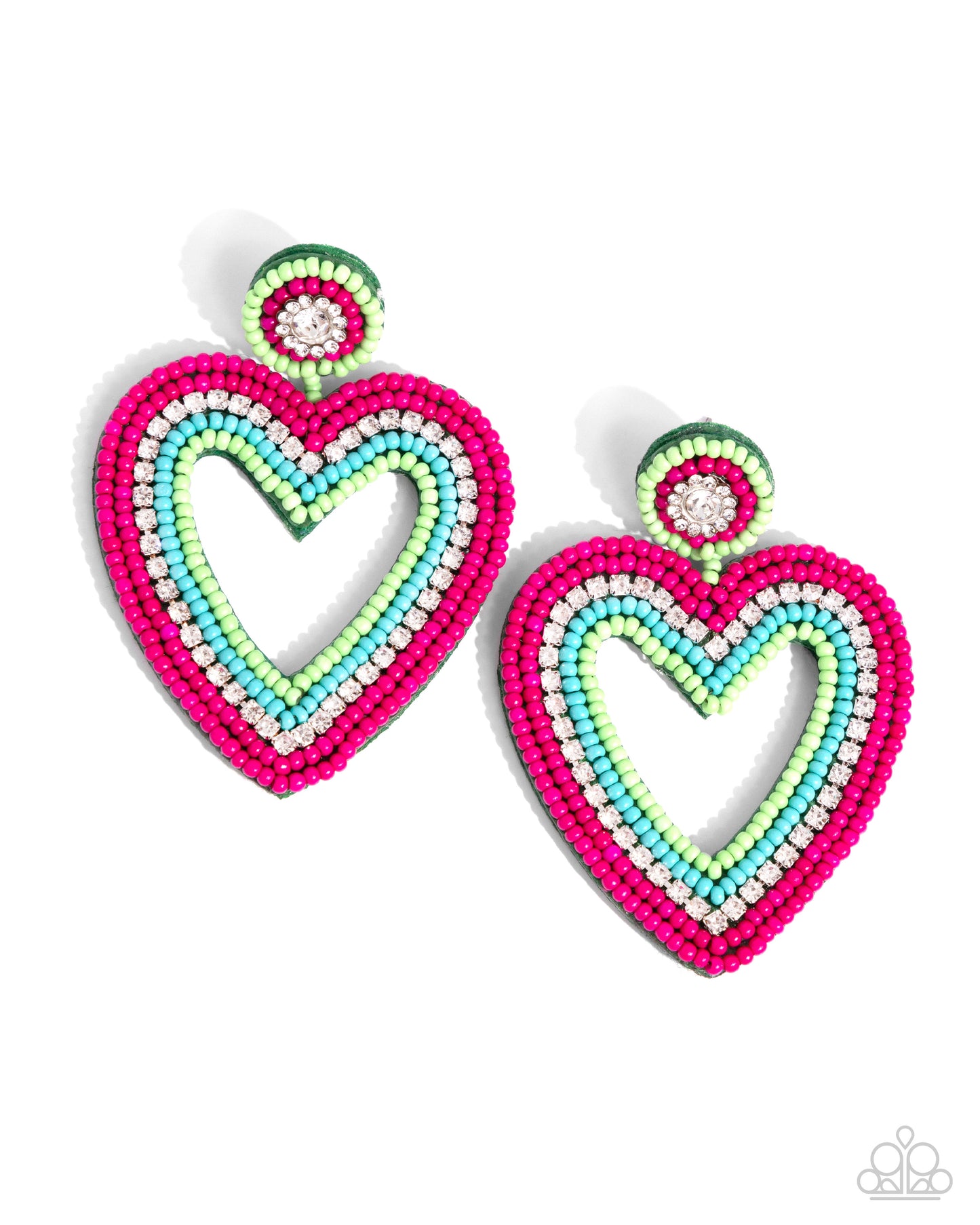 Headfirst Heart - Green - Paparazzi Accessories