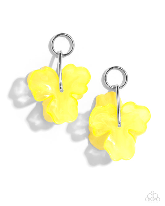 Glassy Garden - Yellow - Paparazzi Accessories