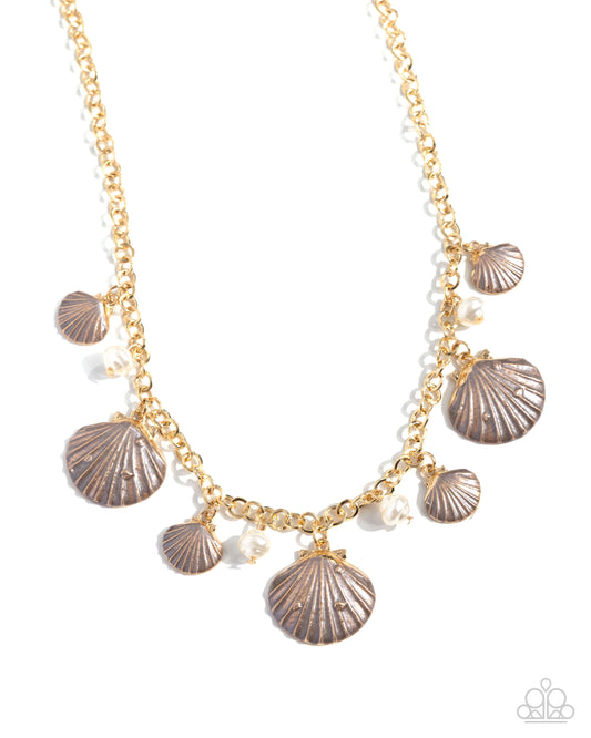 Seashell Sophistication - Brown - Paparazzi Accessories