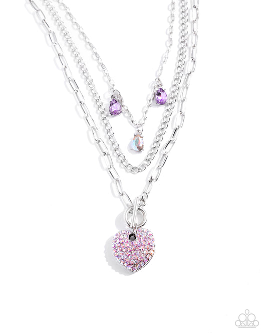 HEART History - Purple - Paparazzi Accessories