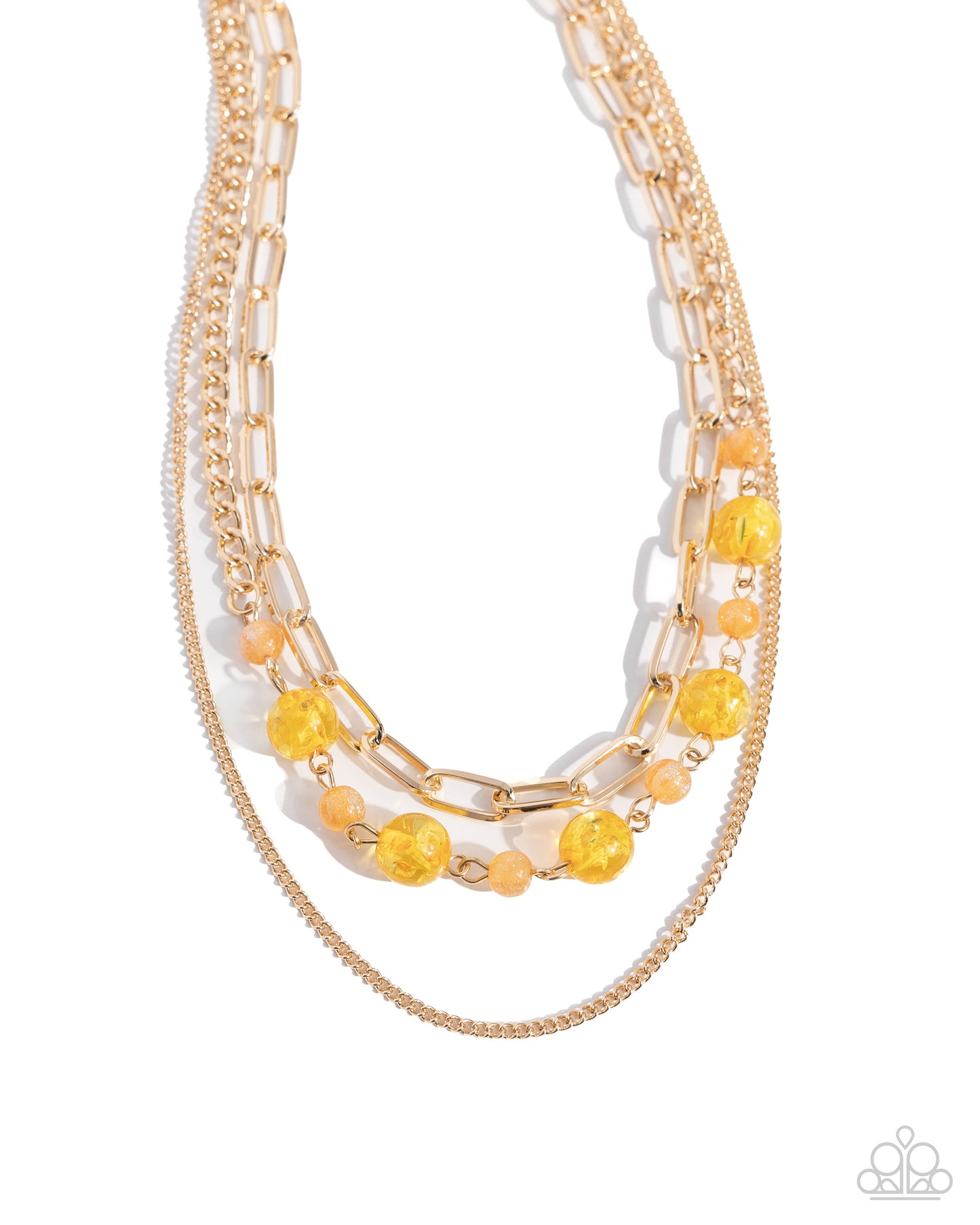 Beaded Behavior - Yellow - Paparazzi Accessories