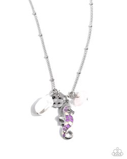 Seahorse Shimmer - Purple - Paparazzi Accessories