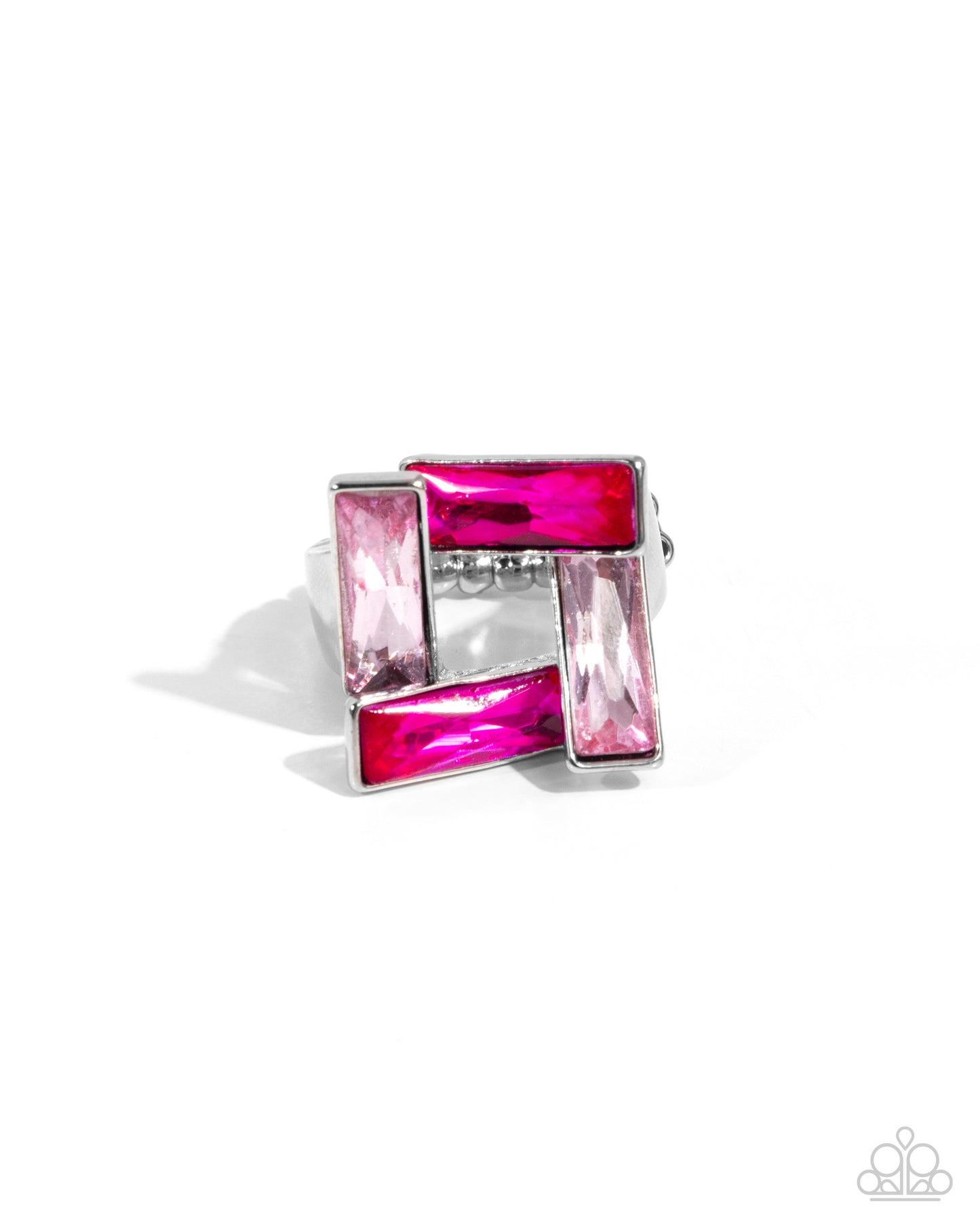 Sinuous Square - Pink - Paparazzi Accessories