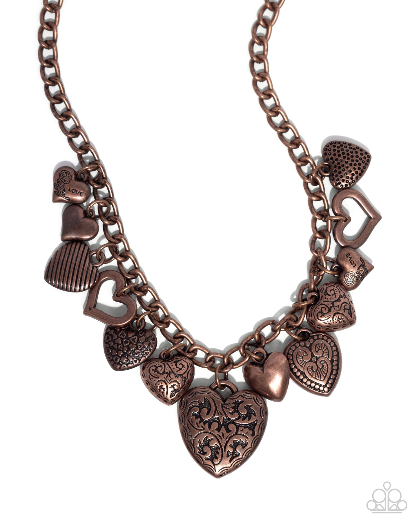 Heart Hangout - Copper - Paparazzi a Accessories