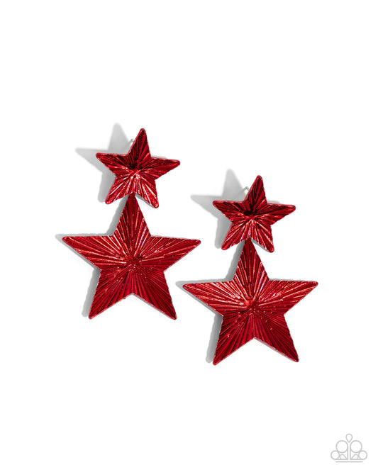 Patriotic Promise - Red - Paparazzi Accessories