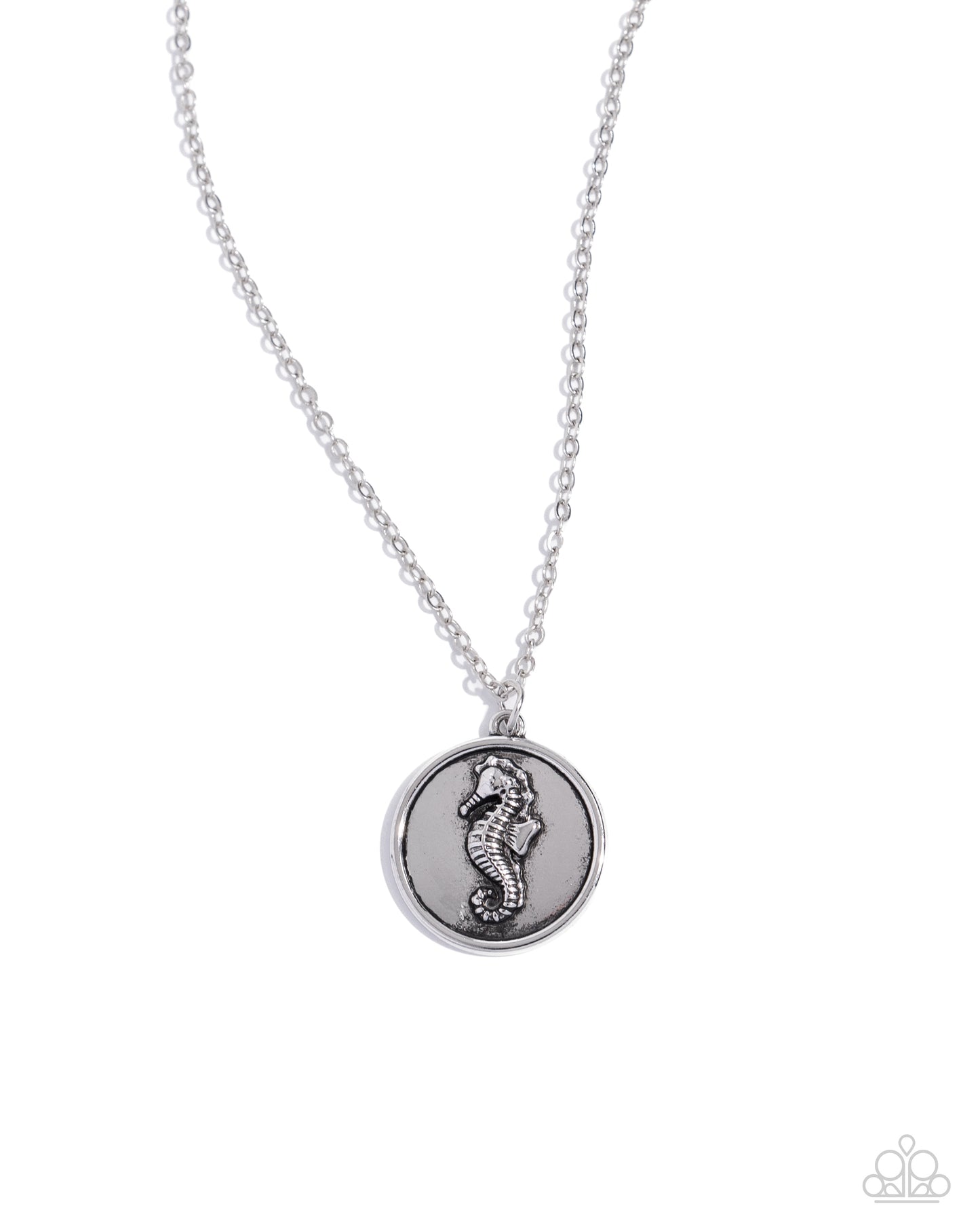 Seahorse Solo - Silver - Paparazzi Accessories