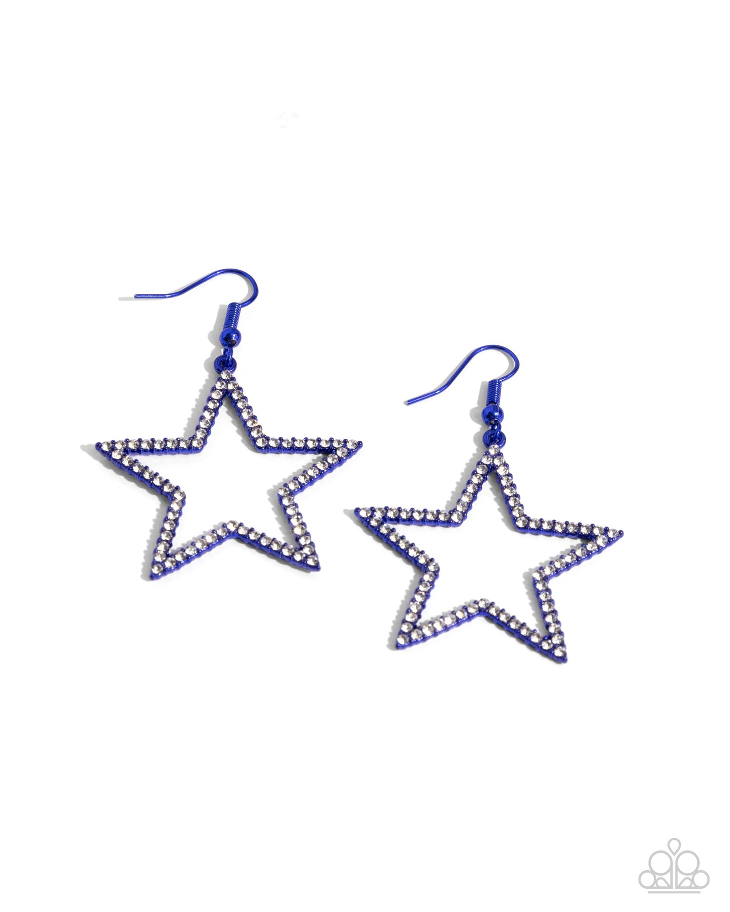 Streamlined Stars - Blue - Paparazzi Accessories