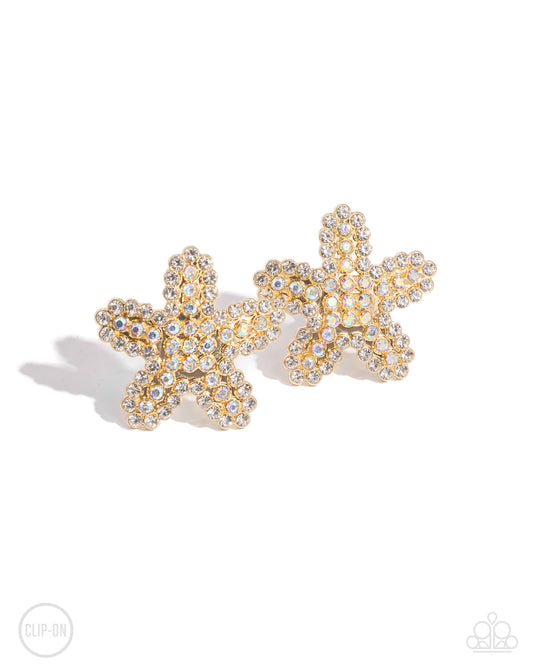 Starfish Serenade - Gold - Paparazzi Accessories