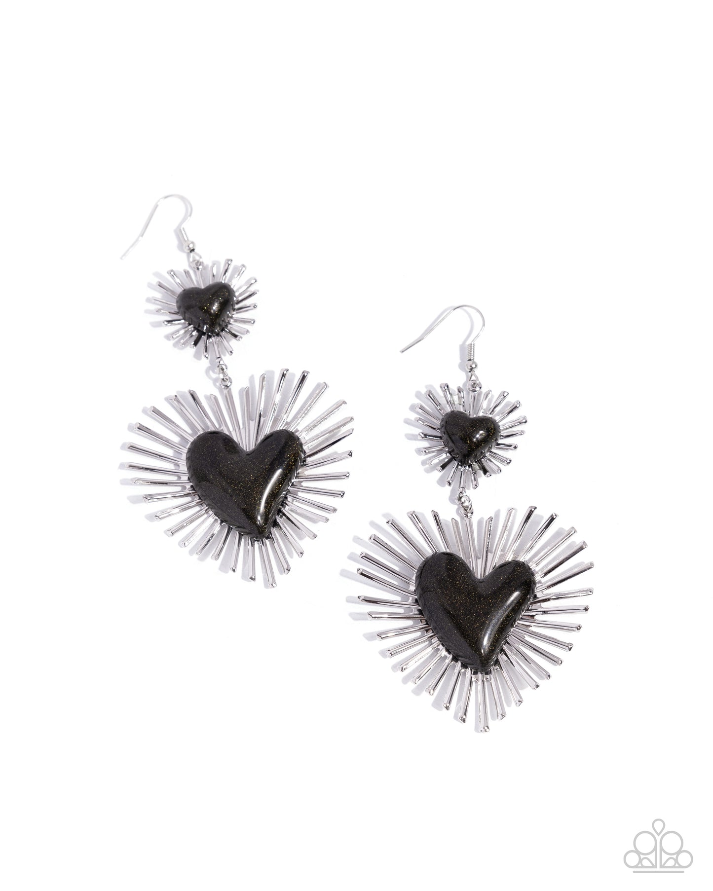 Sunburst Sweethearts - Black - Paparazzi Accessories