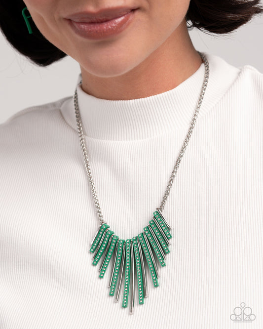 Fashionable Fringe - Green