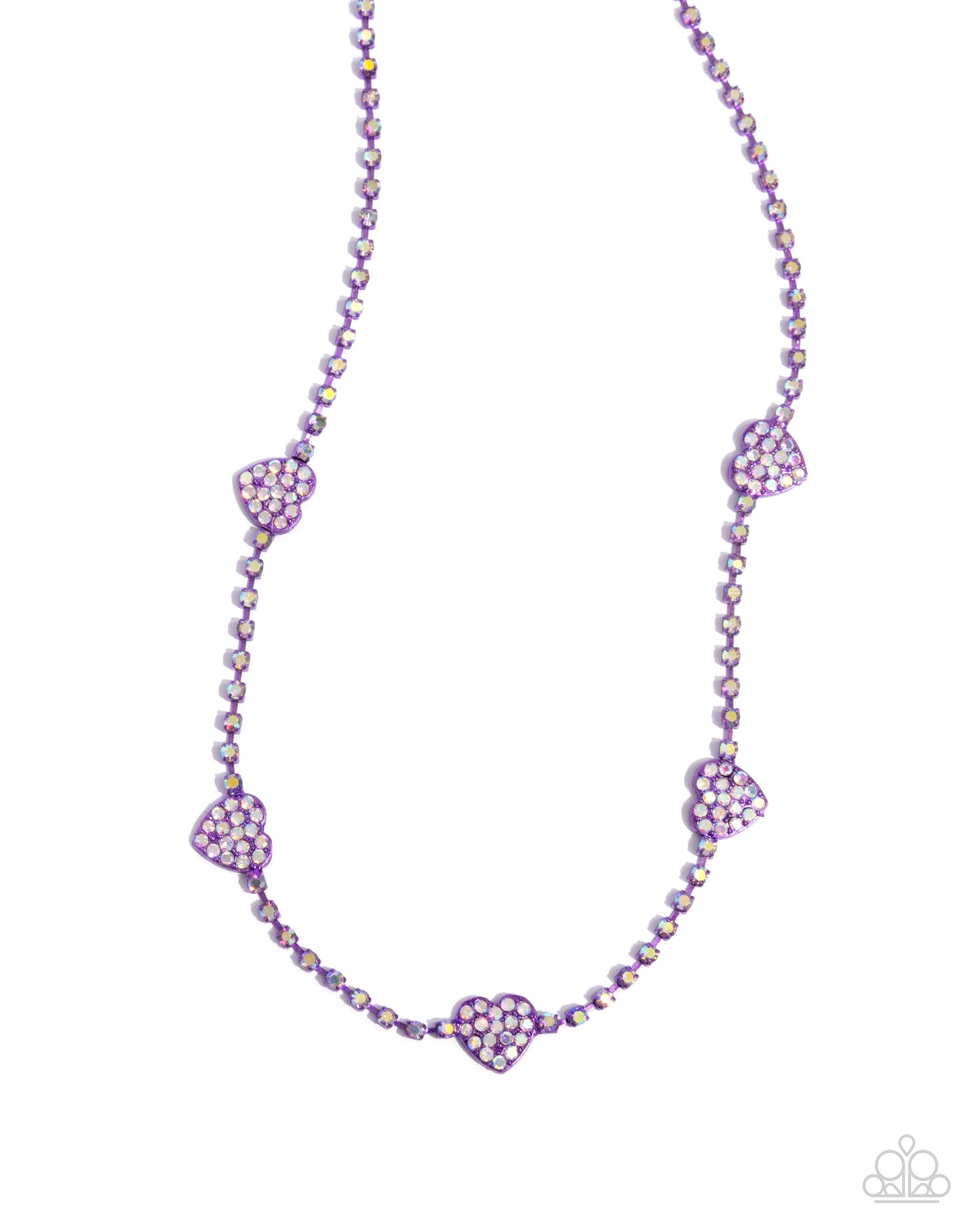 Homecoming Hearts - Purple - Paparazzi Accessories