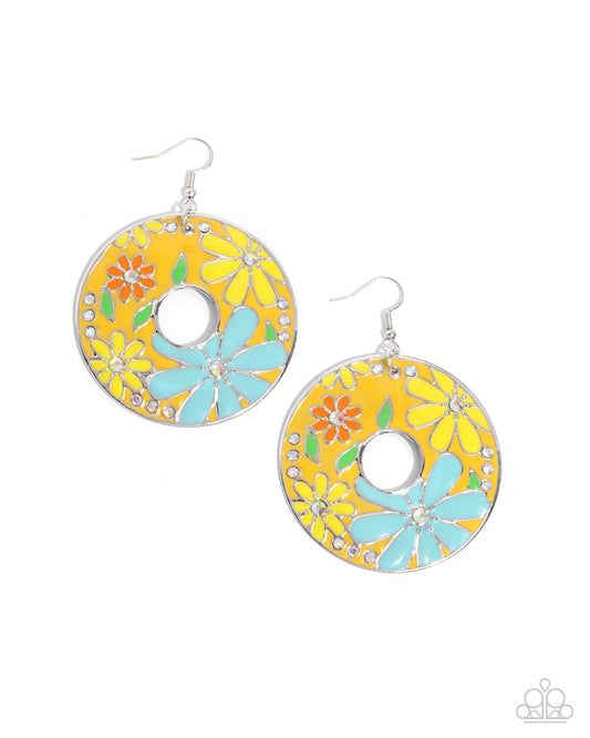 Embroidered Elegance - Yellow