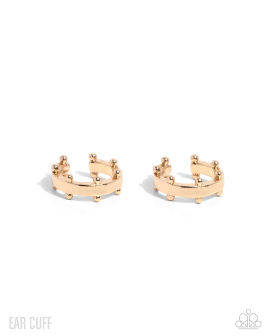Studded Simplicity - Gold
