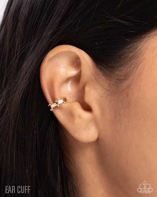 Studded Simplicity - Gold