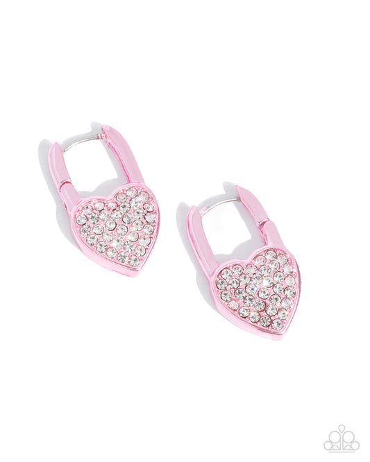 Padlocked Promise - Pink - Paparazzi Accessories