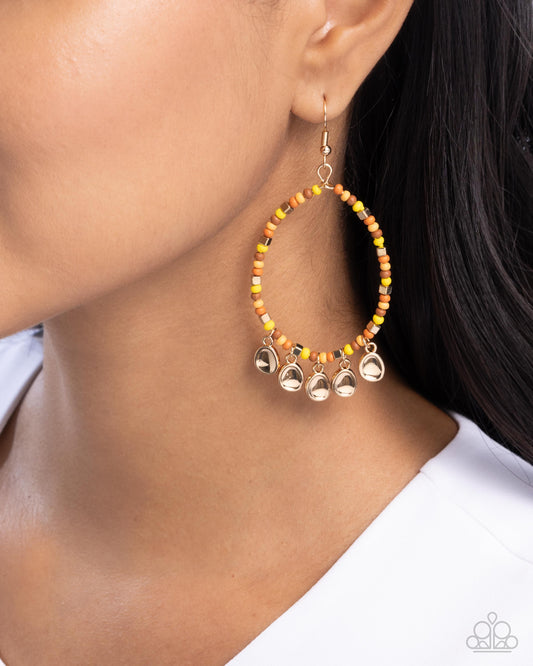 Teardrop Title - Orange