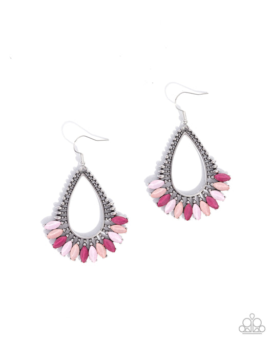 Pronged Pattern - Pink