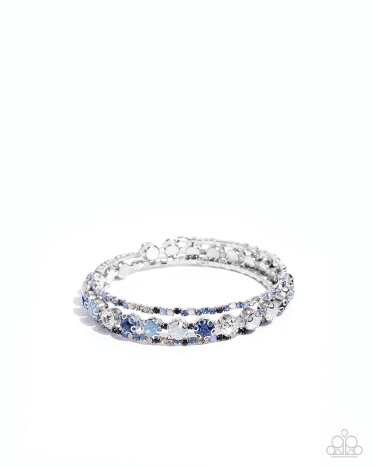 Shimmery Sample - Blue