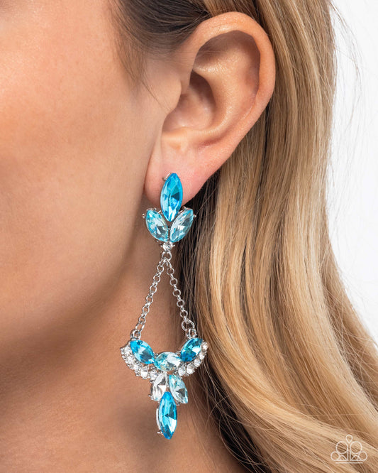Carefree Chandelier - Blue