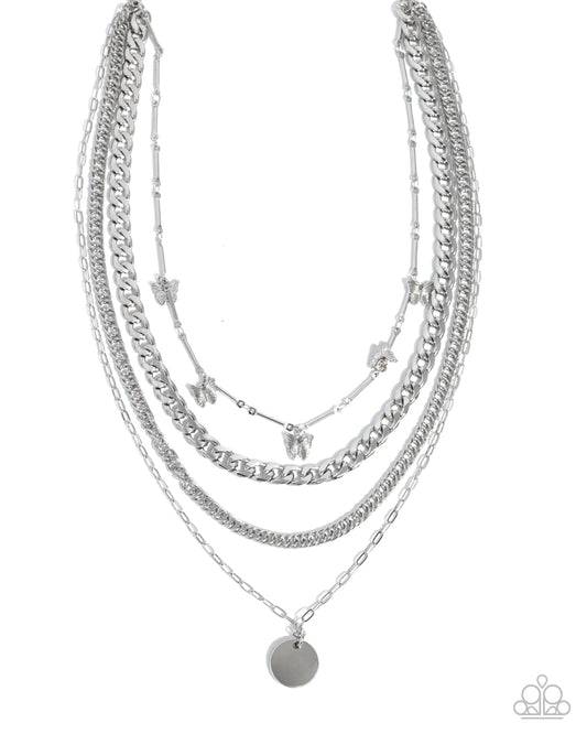 Fluttering Fringe - Silver