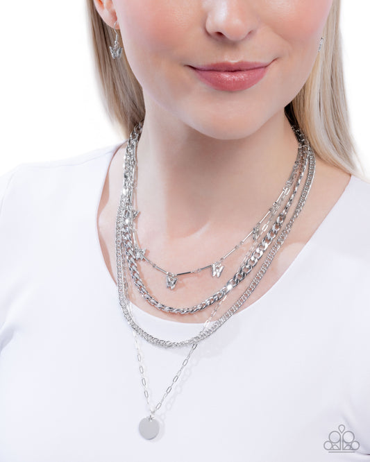 Fluttering Fringe - Silver