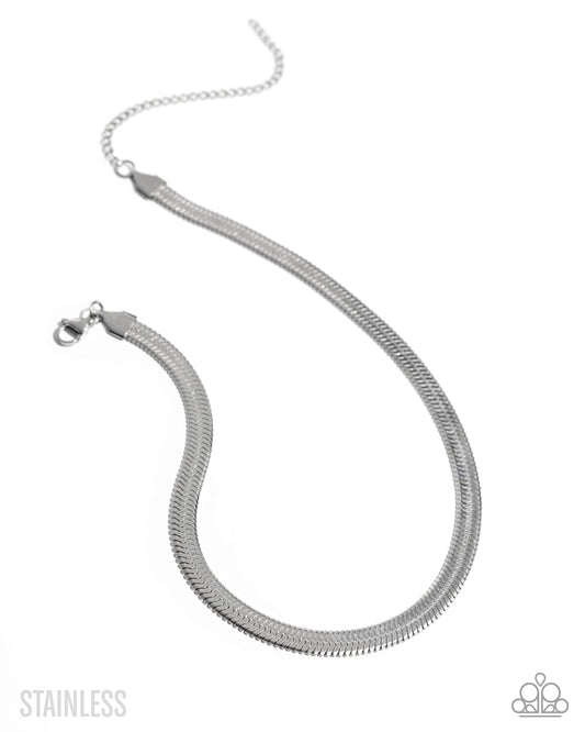 Herringbone Haute - Silver