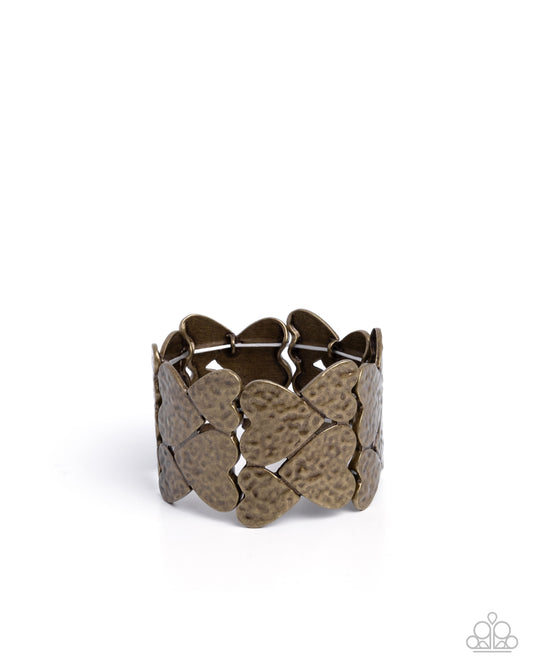 Heart Headline - Brass