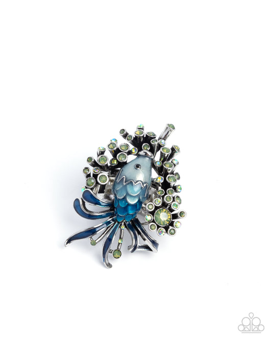 Swimming Through Sparkle - Blue