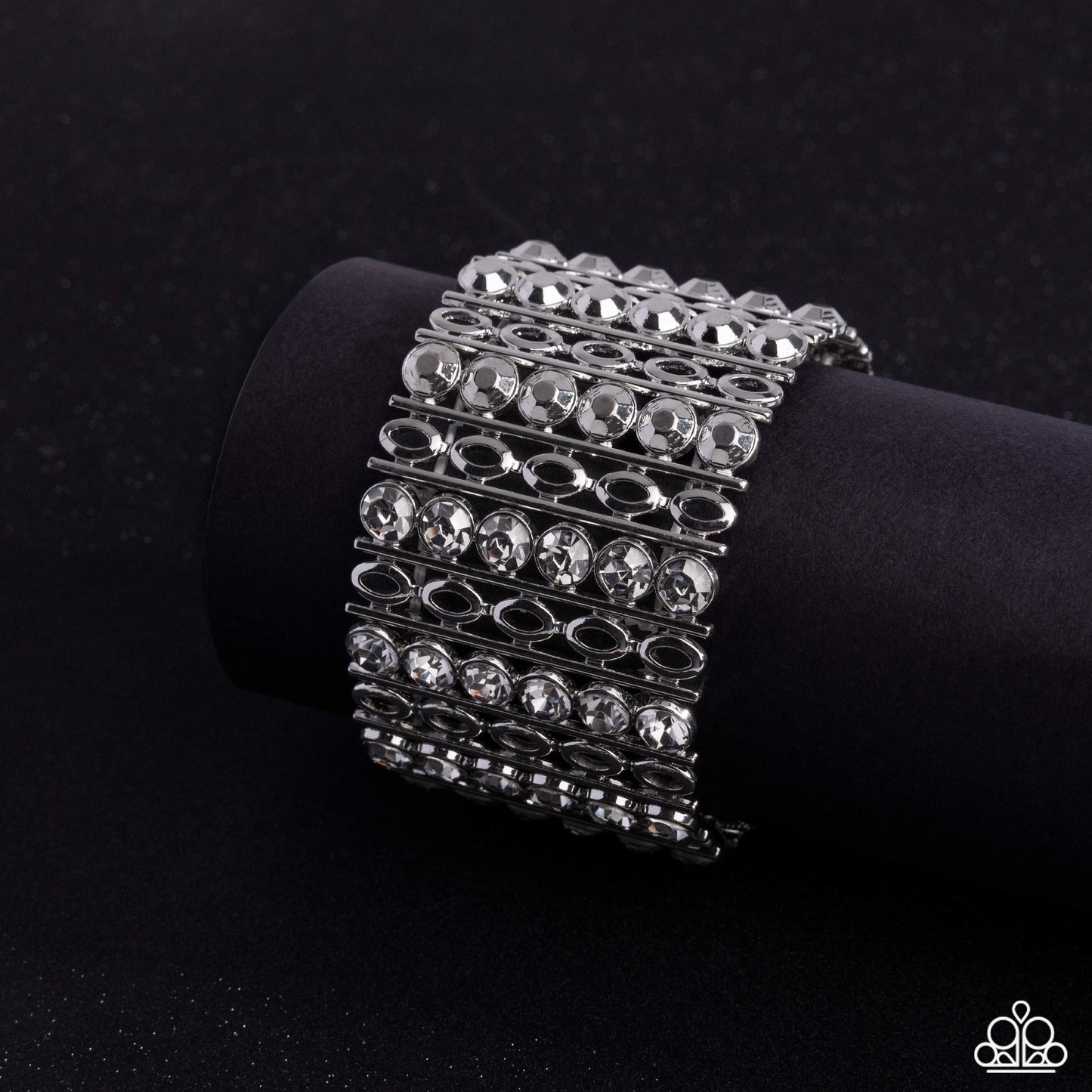 Reflective Rows - Silver