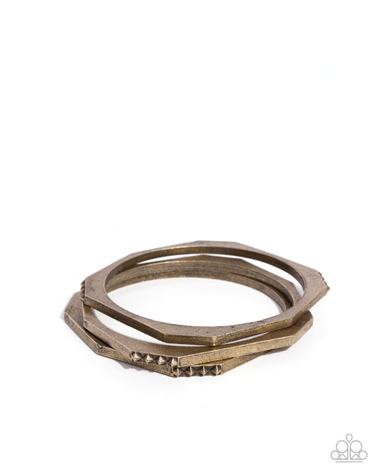 Bangle Bravado - Brass