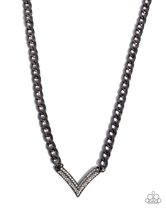 Confident Chevron - Black