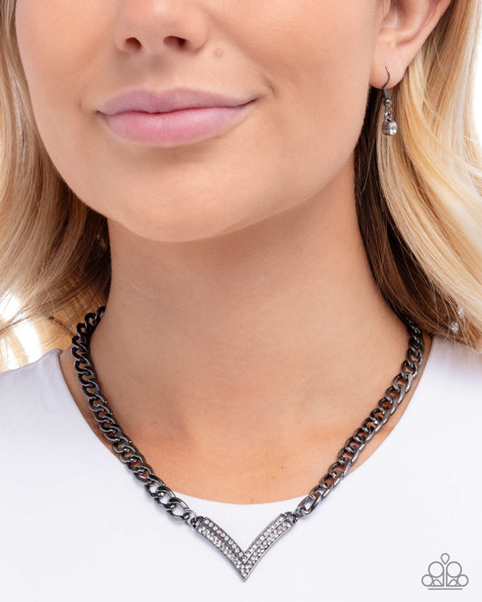 Confident Chevron - Black