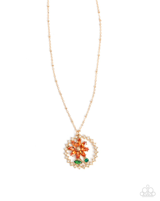 Framing Florals - Orange