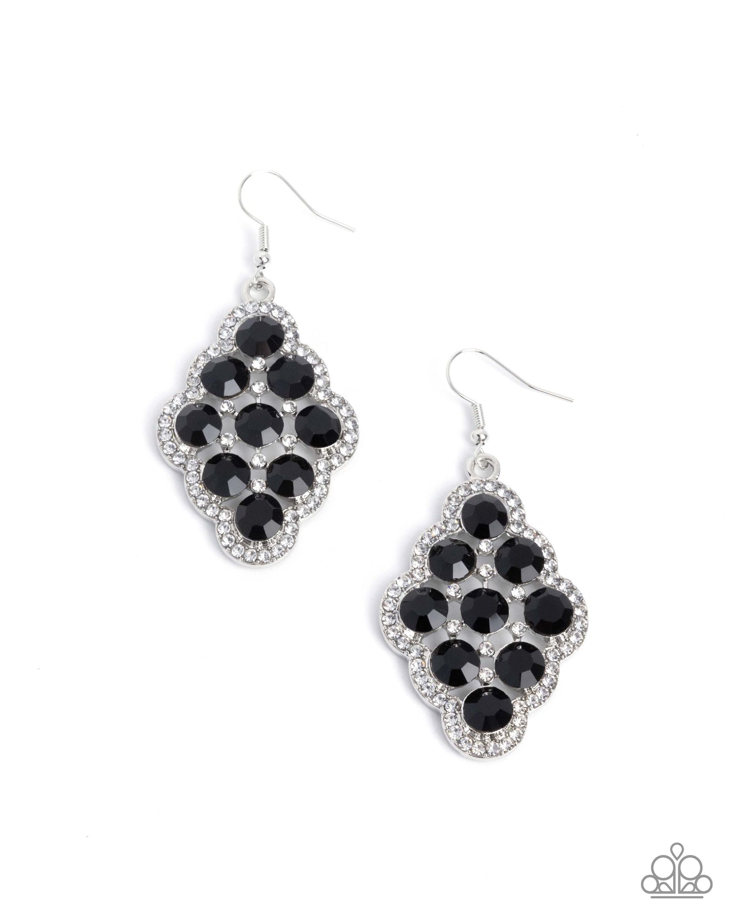 Scalloped Shimmer - Black