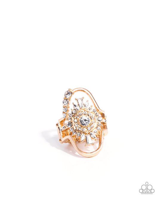 Ornate Oval - Gold