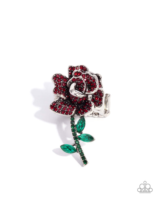 Boutonniere Bling - Red