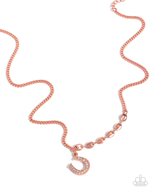 Horseshoe Headline - Copper